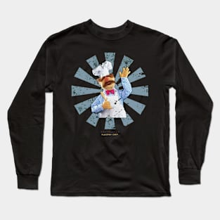 Swedish Chef Retro Japanese Muppets Long Sleeve T-Shirt